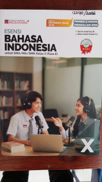 Image of BAHASA INDONESIA SMA/ MA /SMK  KELAS X fase E 2026